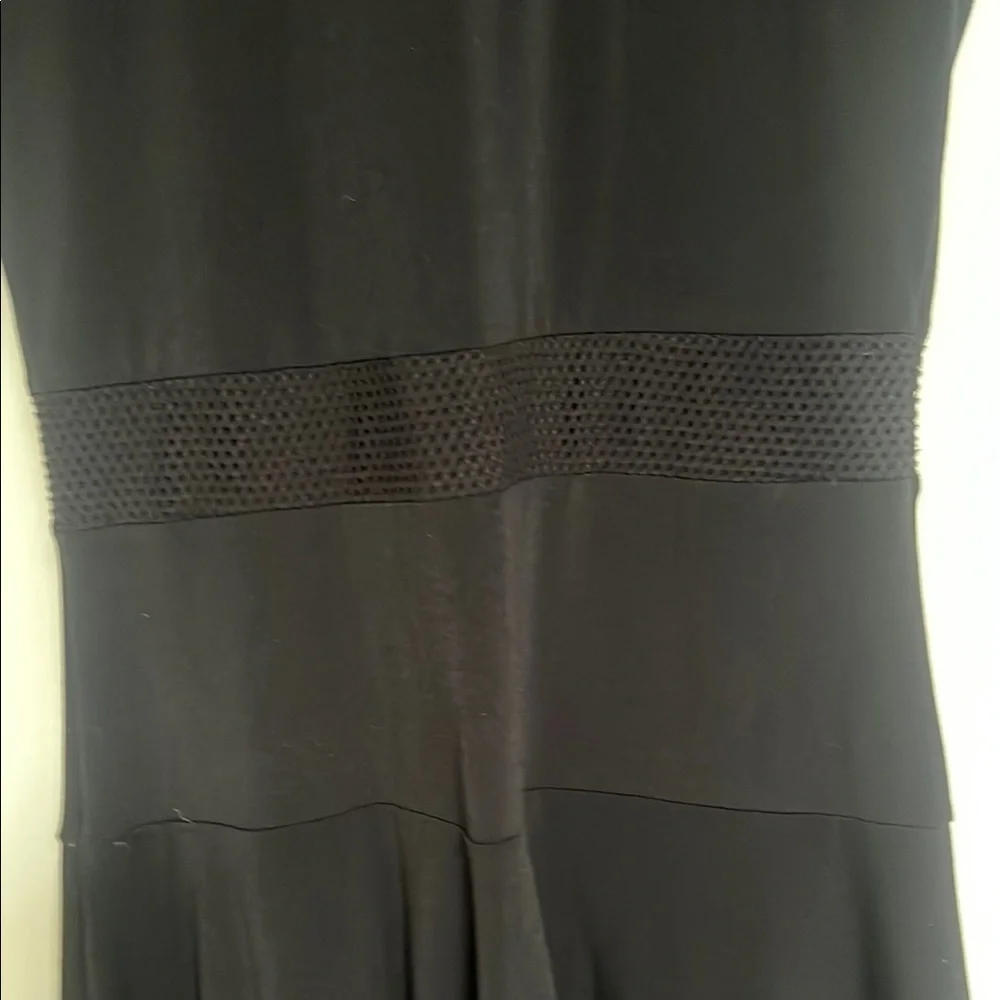 MICHAEL Michael Kors Black Eyelet Trim Dress M